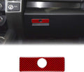 Carbon Fiber Passenger Seat Storage Box Panel Sticker R65885