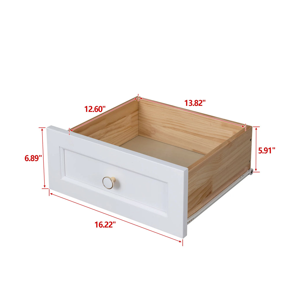 Antique White Drawer Dresser Cabinet L27302