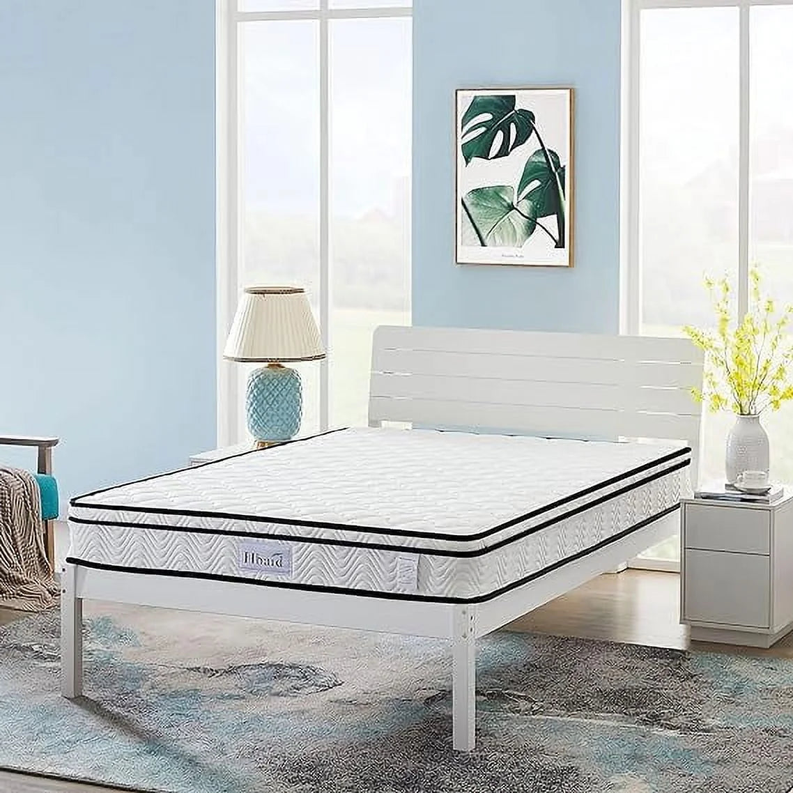Queen 10 Inch Hybrid Mattress with Pocket Coils B157676