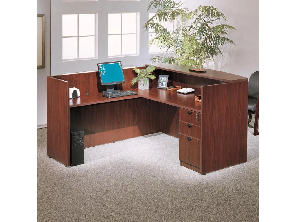 Cherry 71 inch Reception Desk M8520