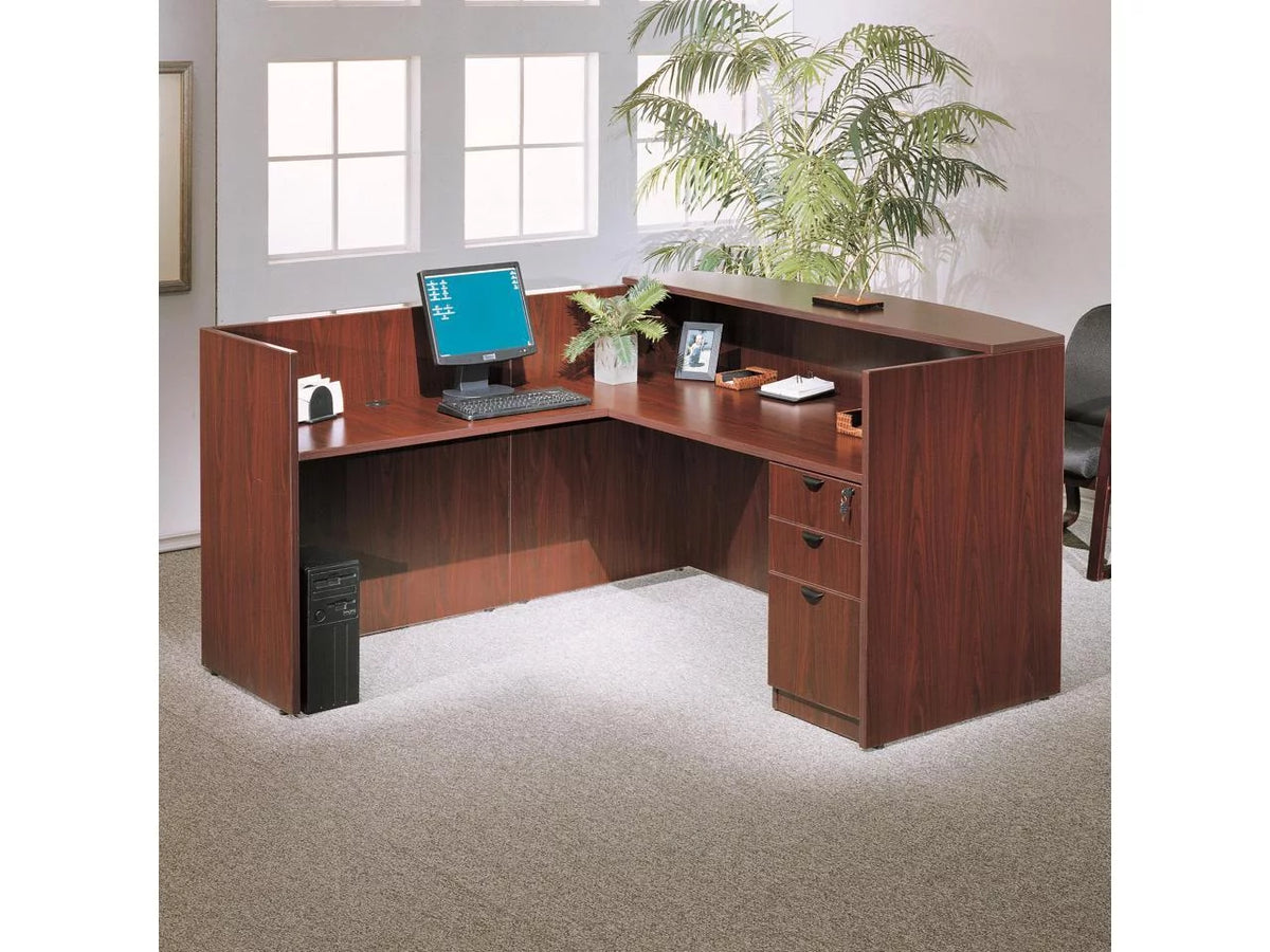 Cherry 71 inch Reception Desk M8520