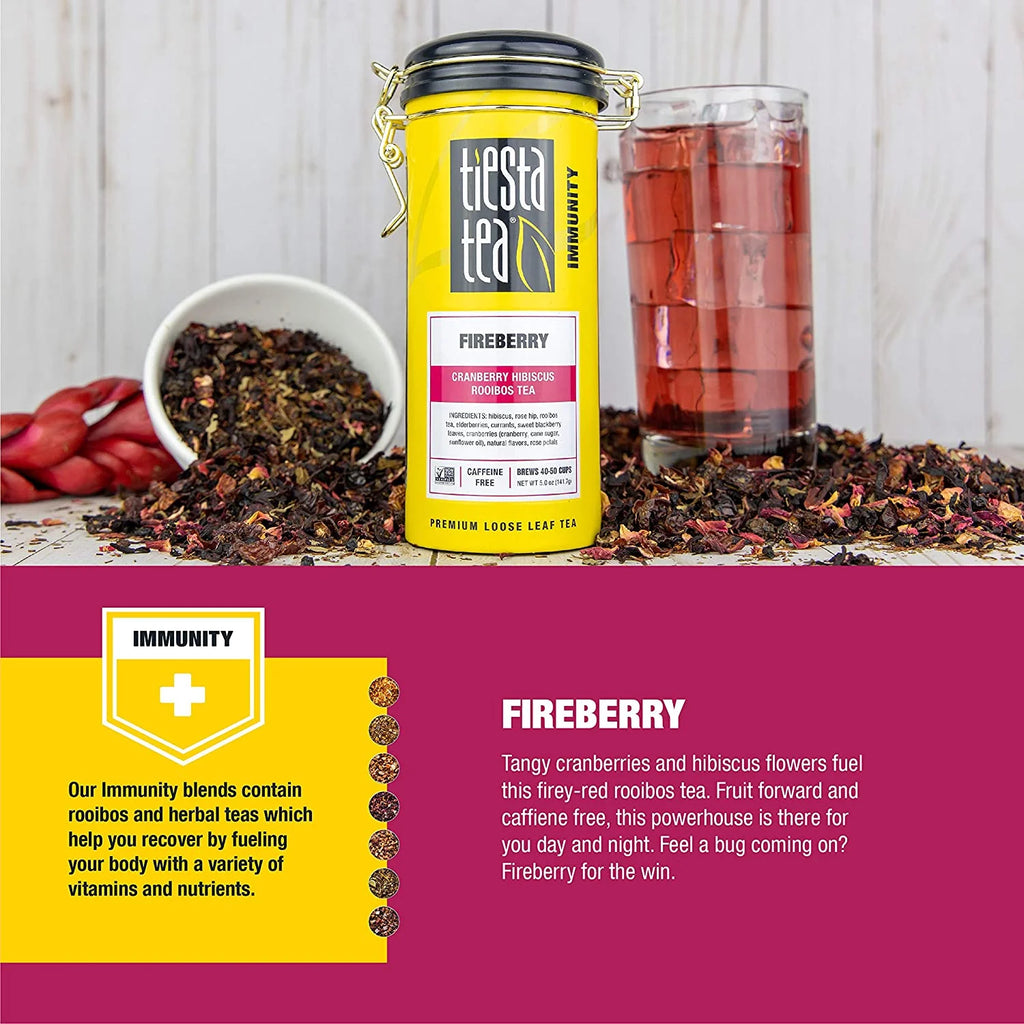 Cranberry Hibiscus Rooibos Loose Leaf Tea 5 Ounce N303994