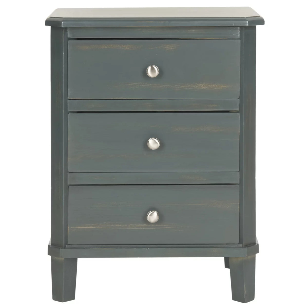 End Table With Storage Drawers Dark Teal H4186