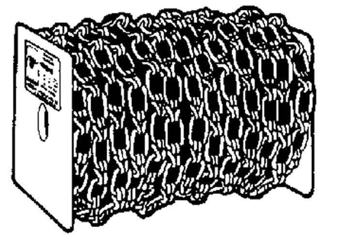 Straight Link Coil Chain 50' Electro-Galvanized M358526