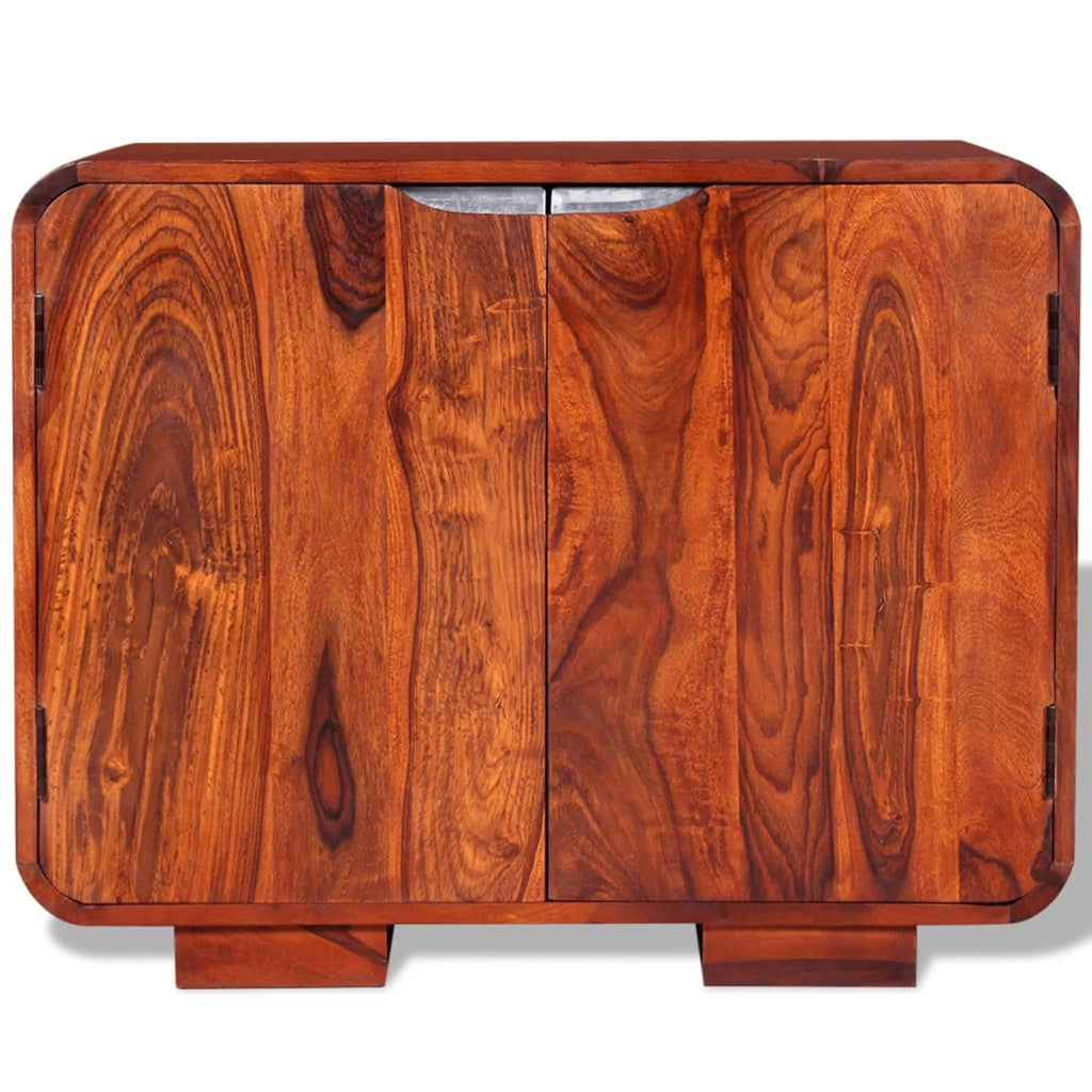 Solid Sheesham Wood Sideboard Storage Cabinet V7151