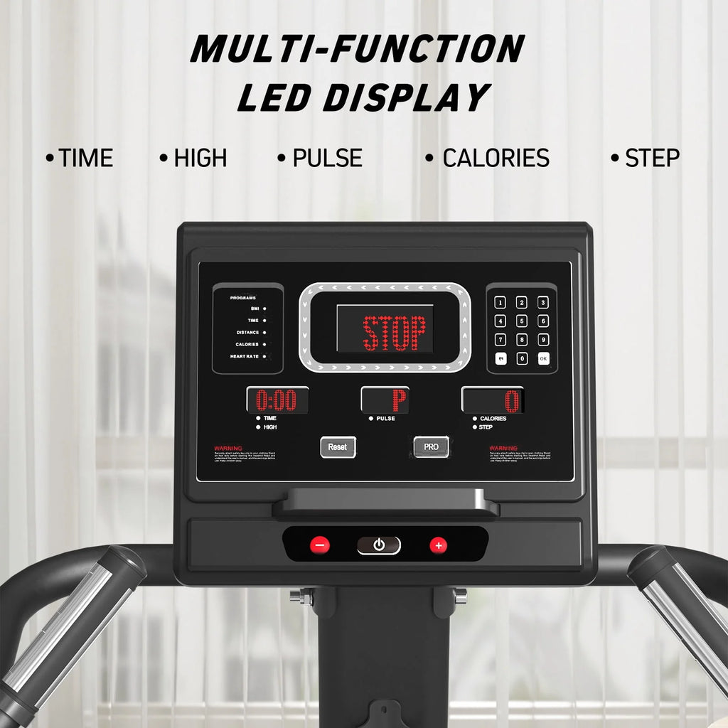 Stair Stepper with LED Screen, 12 Workout Programs, 441LBS Step Machine P839