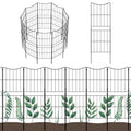 Decorative Garden Fence 10 Pack Rustproof Metal Wire Panel G95135