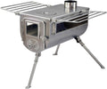 Portable Wood Burning Tent Stove with Chimney Pipe E693