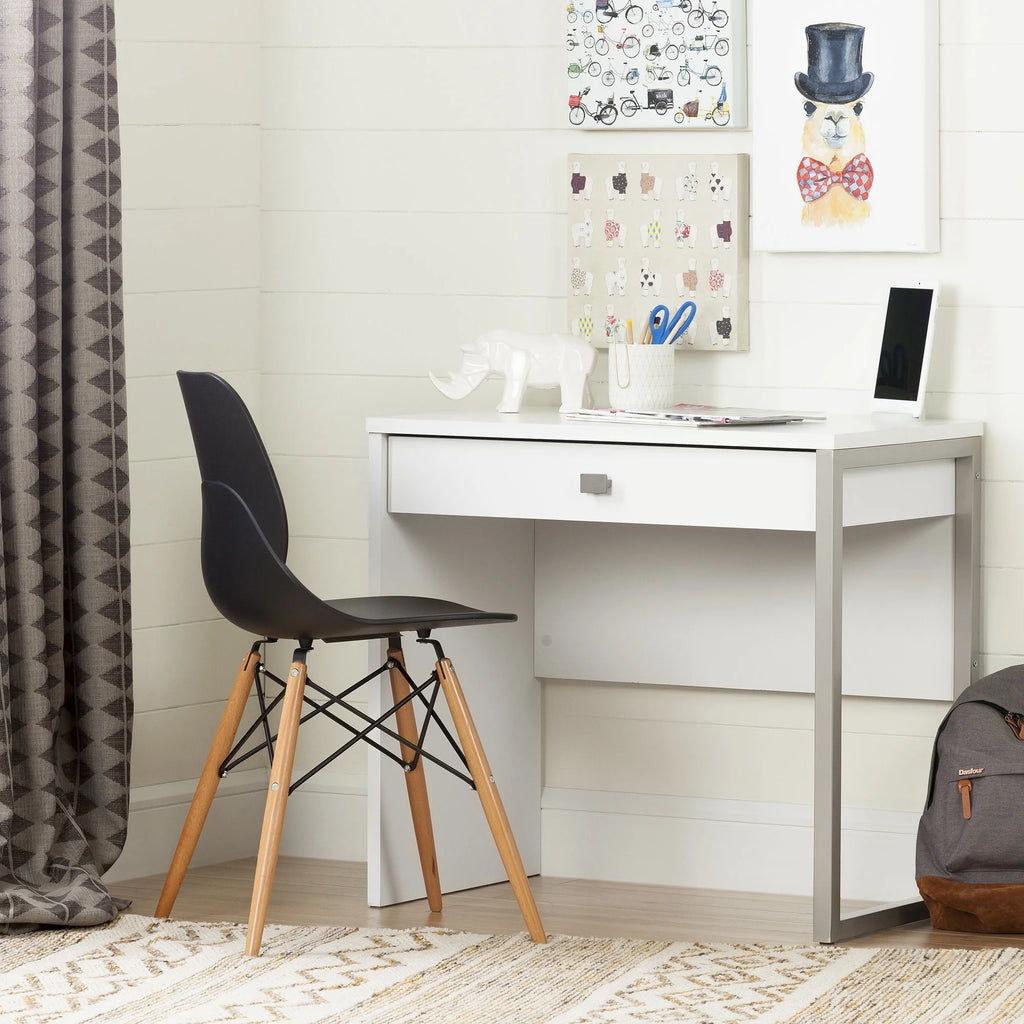 Contemporary White Desk F5920