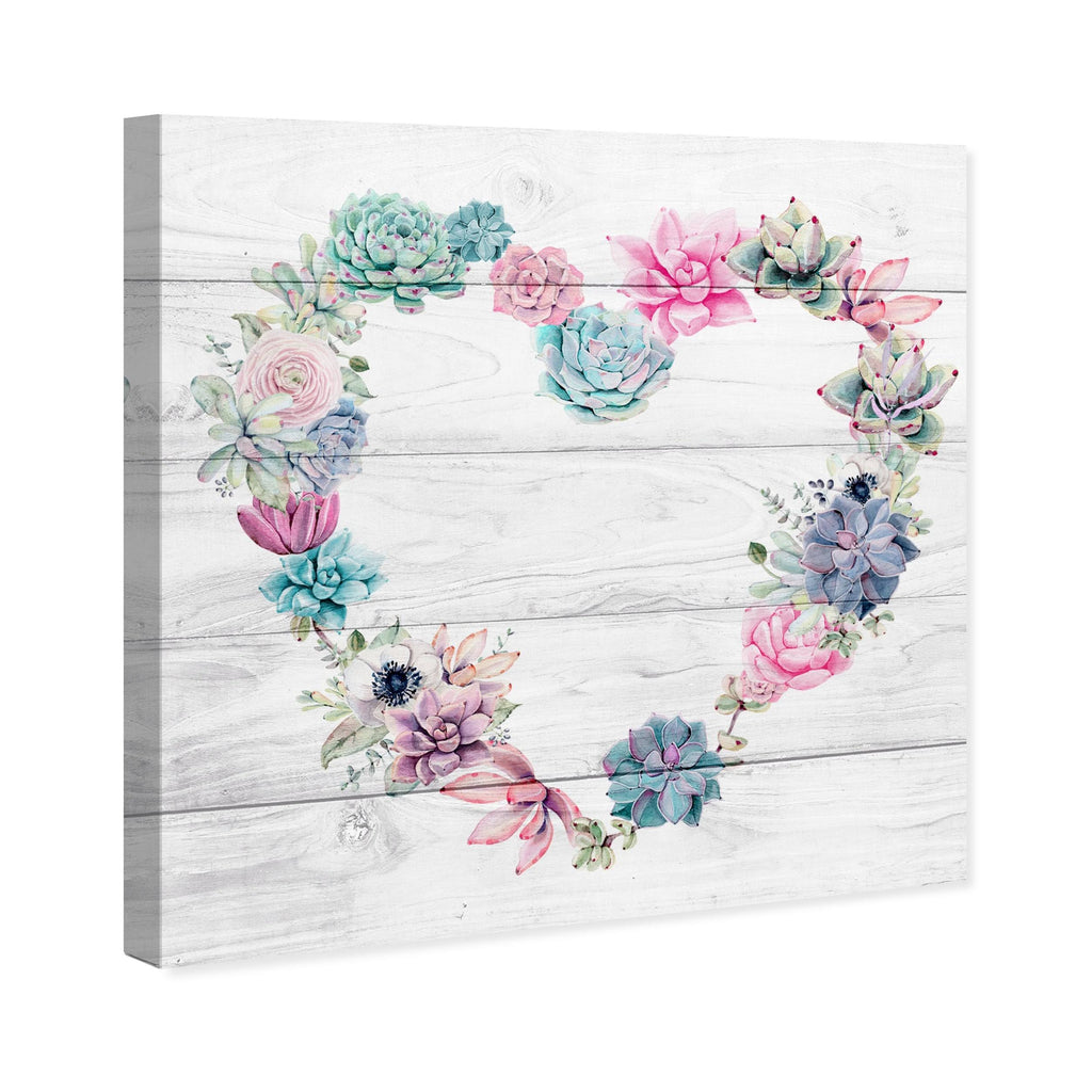 Pink Botanical Canvas A253