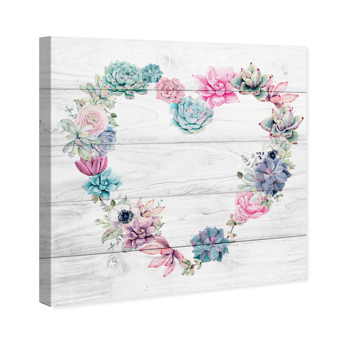 Pink Botanical Canvas A253