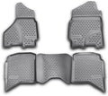 Black 4 Piece Floor Mats O110