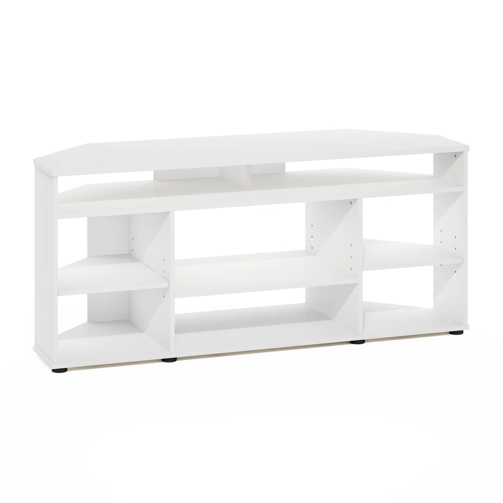 Corner TV Stand up to 55 Inches White E91963