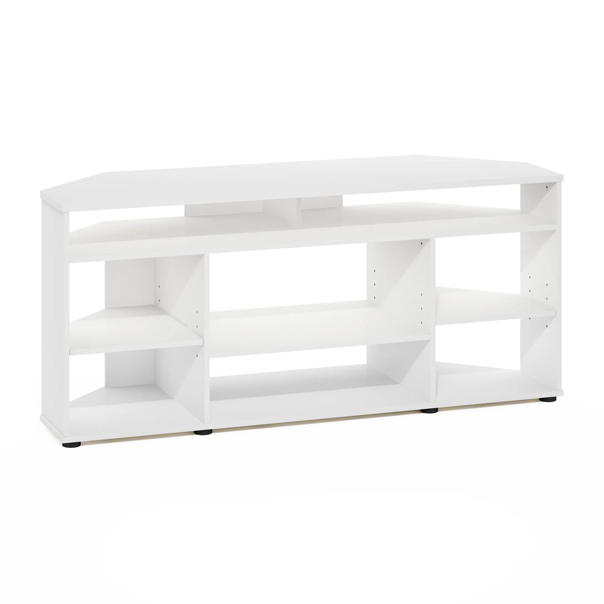 Corner TV Stand up to 55 Inches White E91963