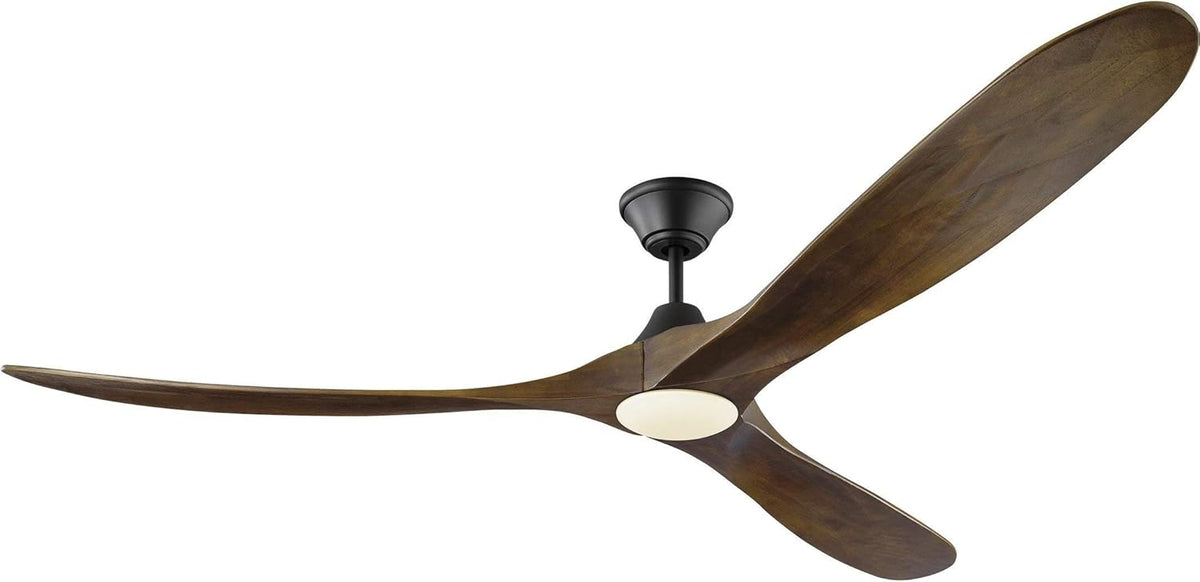 Brushed Steel Ceiling Fan with LED Light and Remote Control P361330
