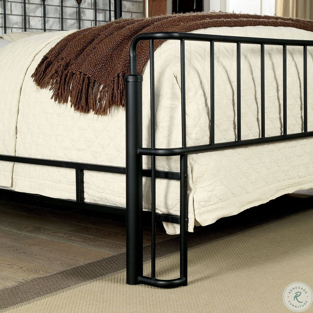 Black Queen Panel Bed G11699