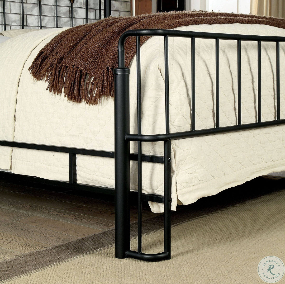 Black Queen Panel Bed G11699