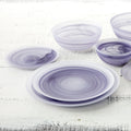Amethyst Glass Dinnerware 4 Piece U4381