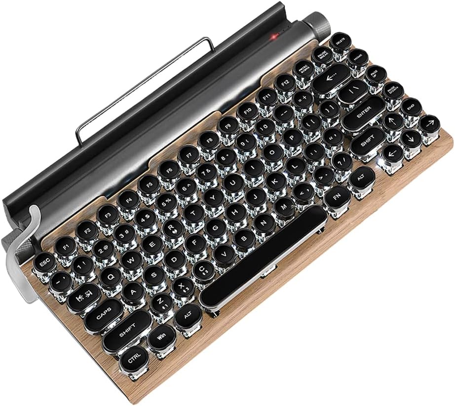 83-Key Mechanical Keyboard Wireless Bluetooth Blue Switch W4118