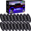18 Pods Waterproof Multicolor LED Rock Lights Kit B276