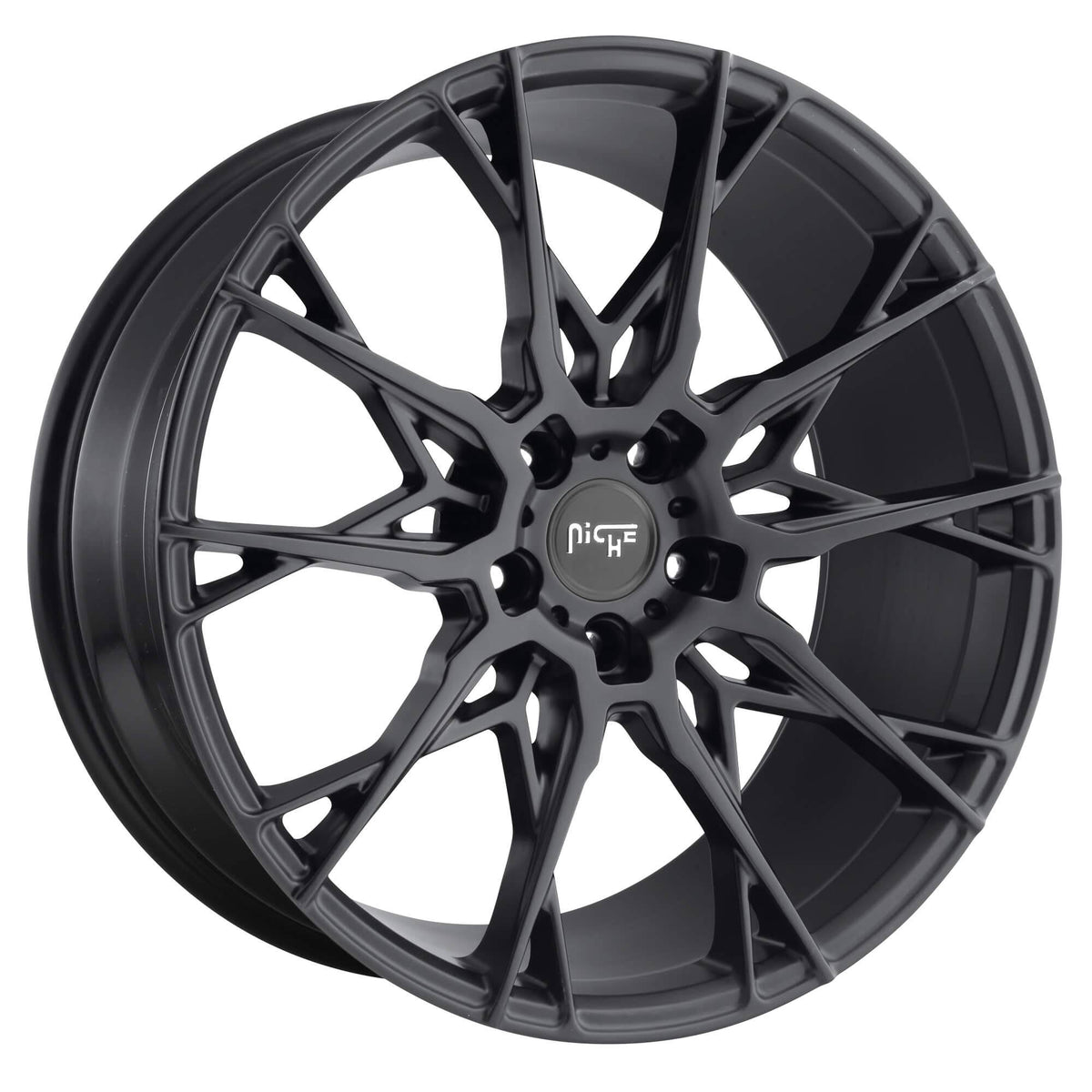 Matte Black 19x8.5 5x112 35mm B968