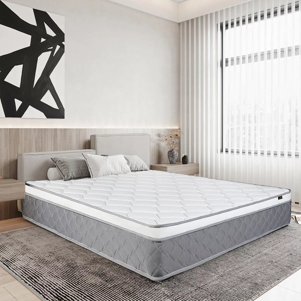 Queen Gel Memory Foam Pocket Spring Hybrid Mattress C1655