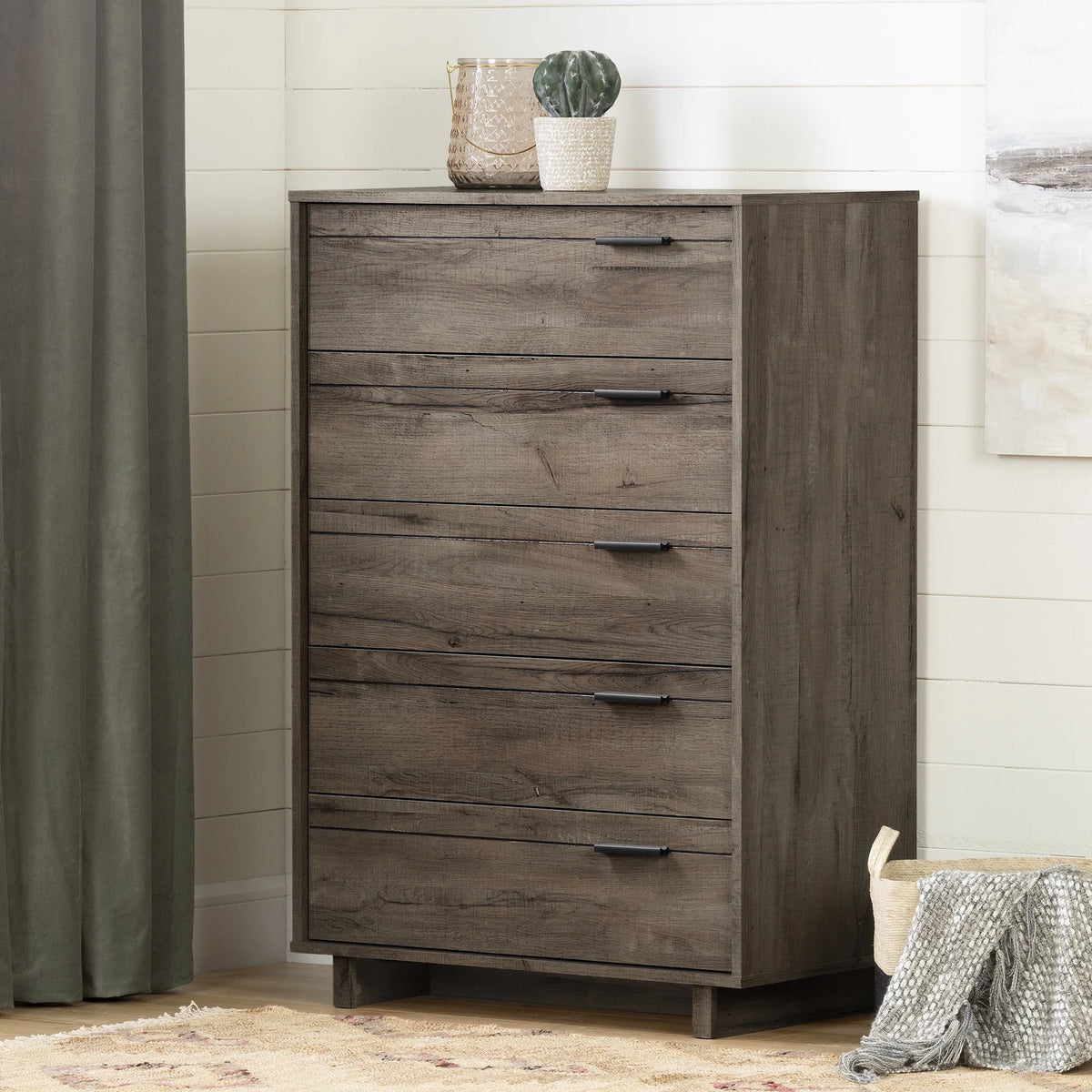Fall Oak 5-Drawers Dresser H6049