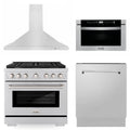 36 in. Gas Range, Range Hood, Microwave Drawer, Dishwasher H1151