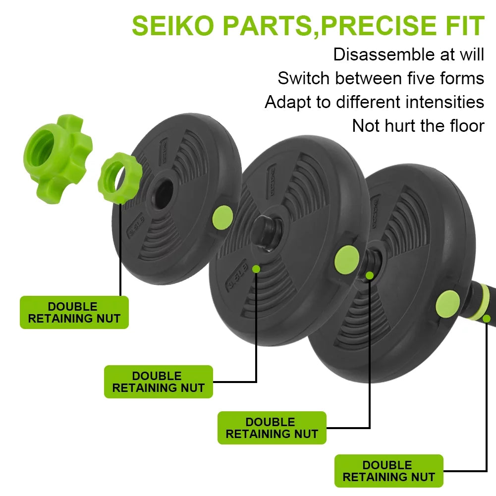 4-in-1 Adjustable Dumbbells Set 50lbs E217