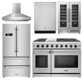 48 Gas Range, Range Hood, Refrigerator, Dishwasher, Wine Cooler C196