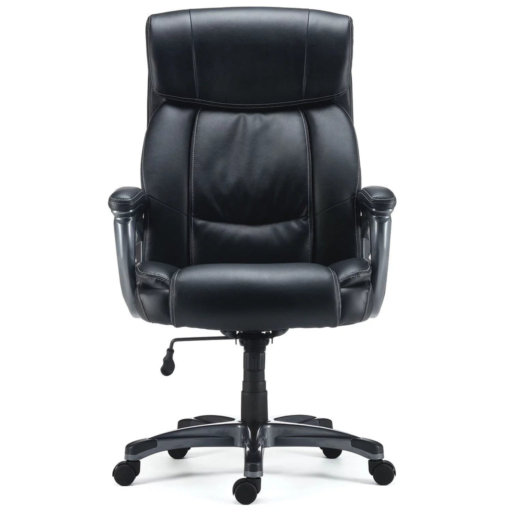 Black Bonded Leather Big & Tall Managers Chair I190855