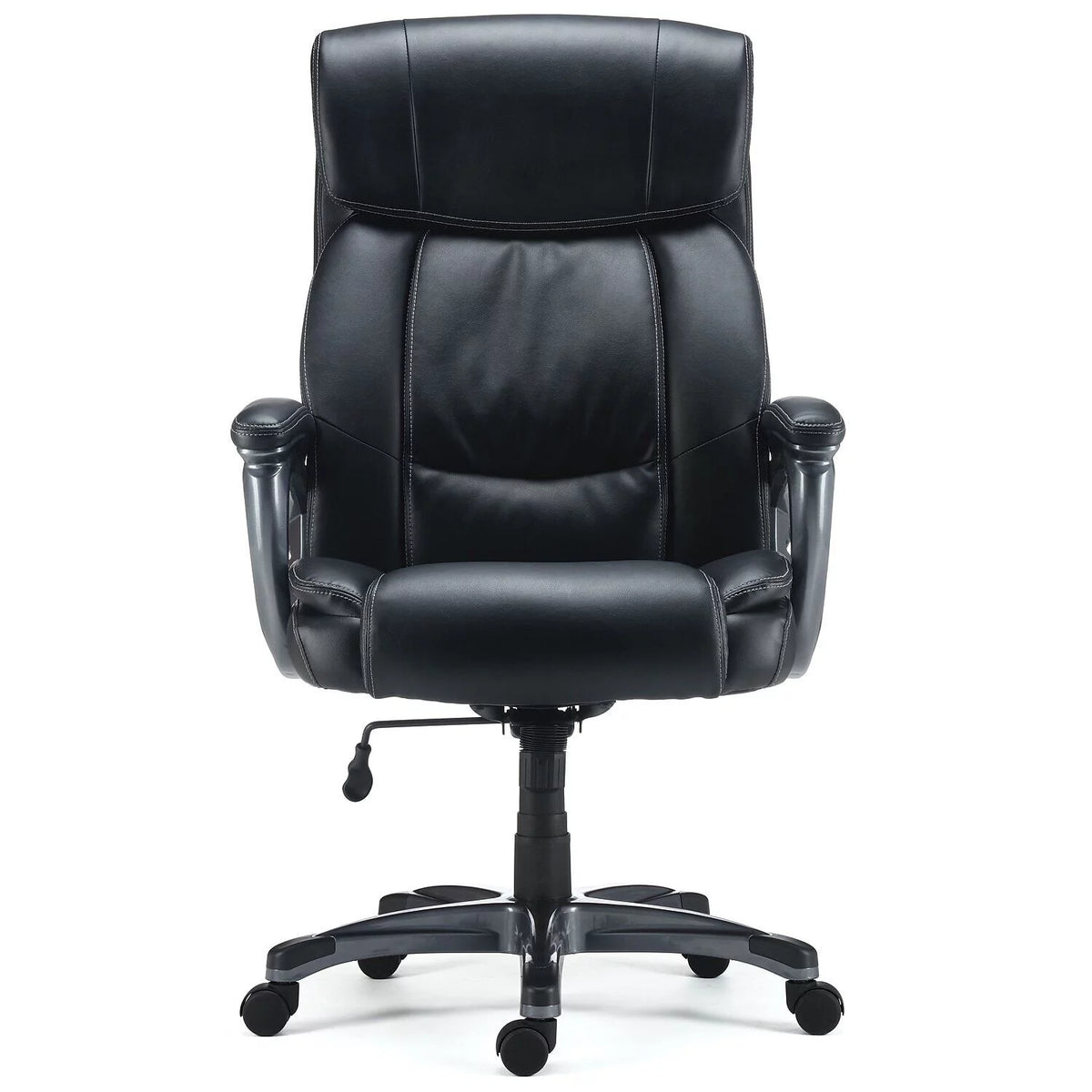 Black Bonded Leather Big & Tall Managers Chair I190855