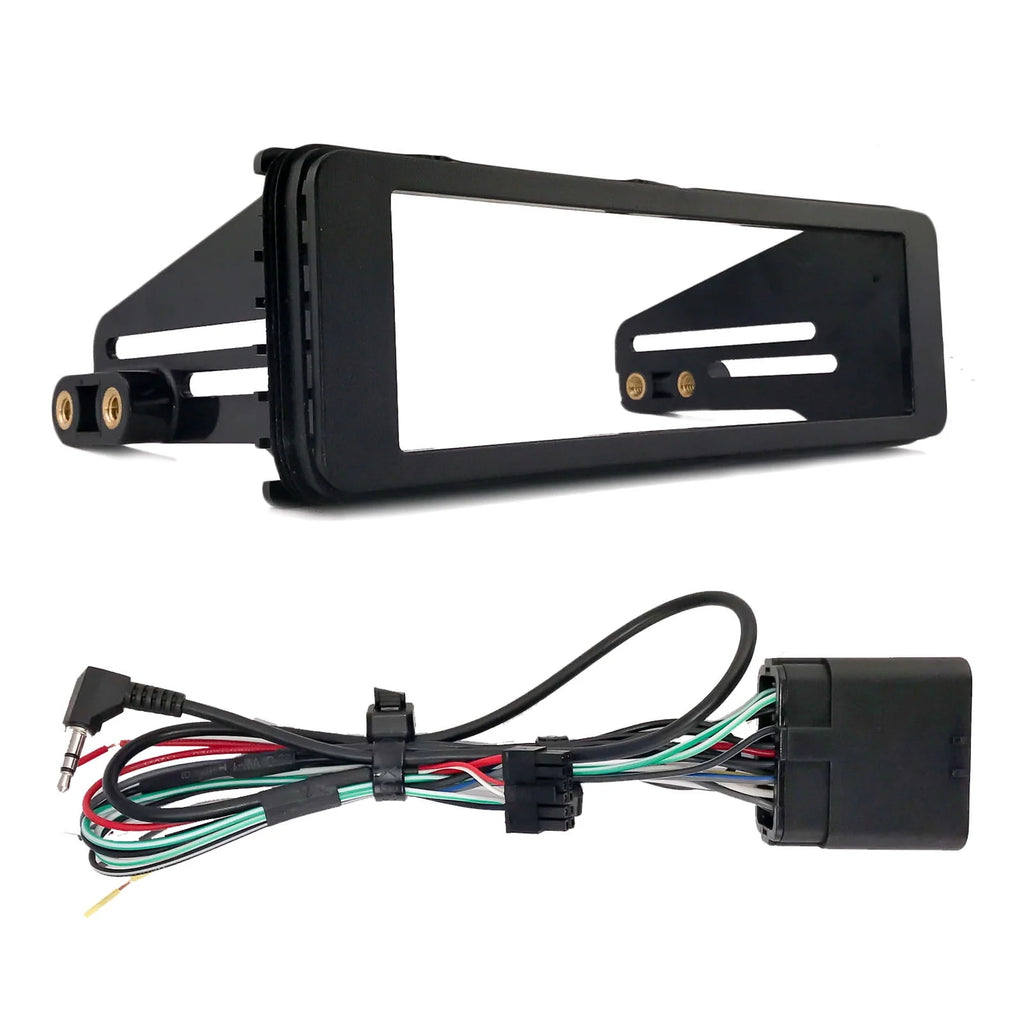 Single DIN AM/FM CD Receiver with 6.5 Marine Speakers and Install Kit X795958