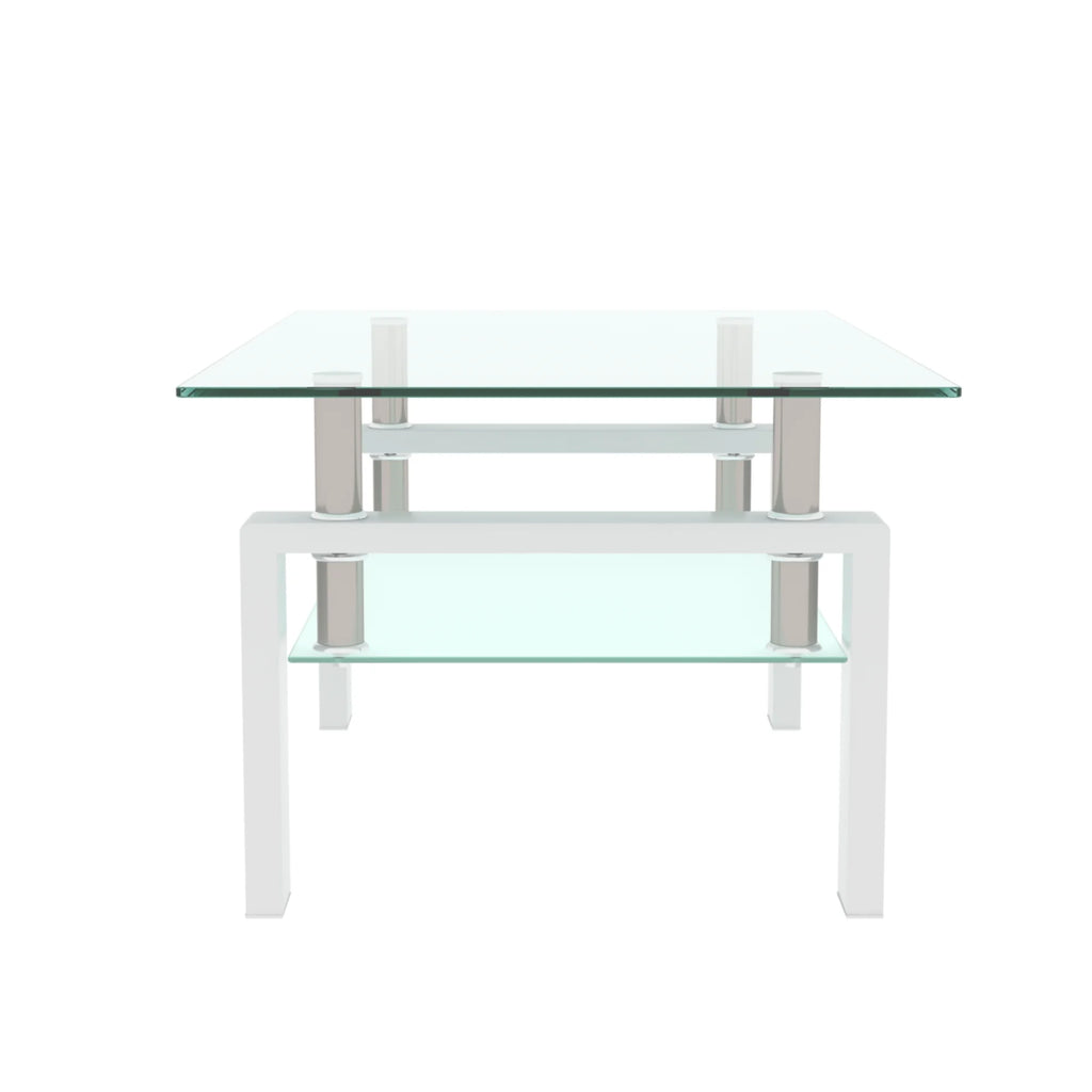 White Glass Top Coffee Table B26263