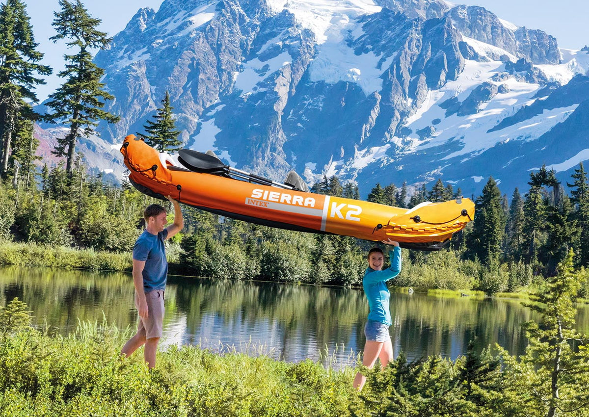 Inflatable Kayak with Oars and Hand Pump Q303