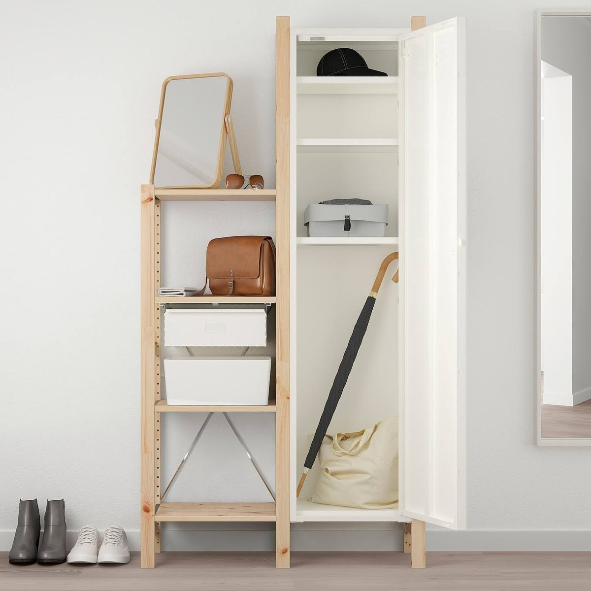 Ivar Cabinet with Door, White N610505