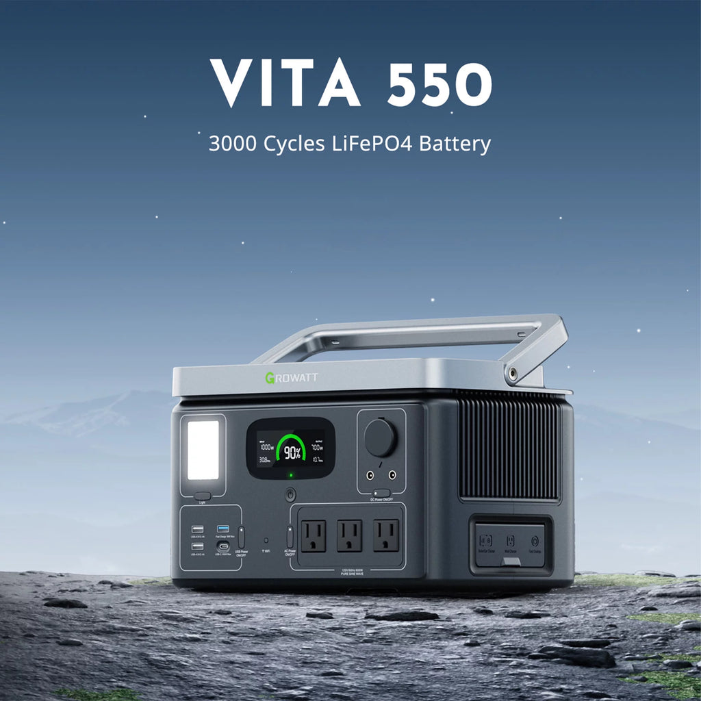 550Wh LiFePO4 Portable Power Station M888737
