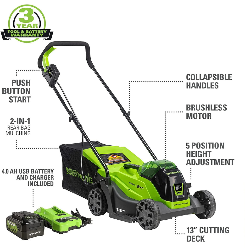 24V 13 Brushless Lawn Mower H534