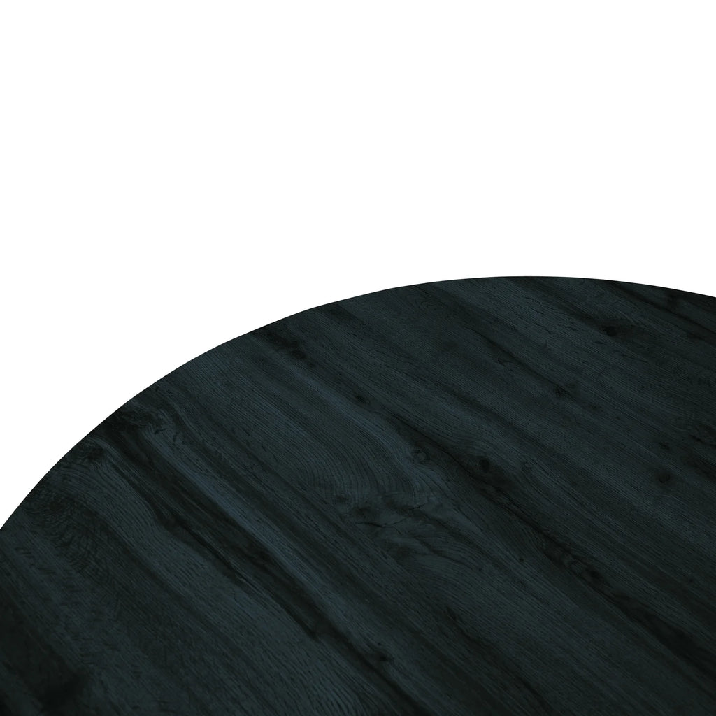 47" Round Wood Dining Table with Metal Base P9729