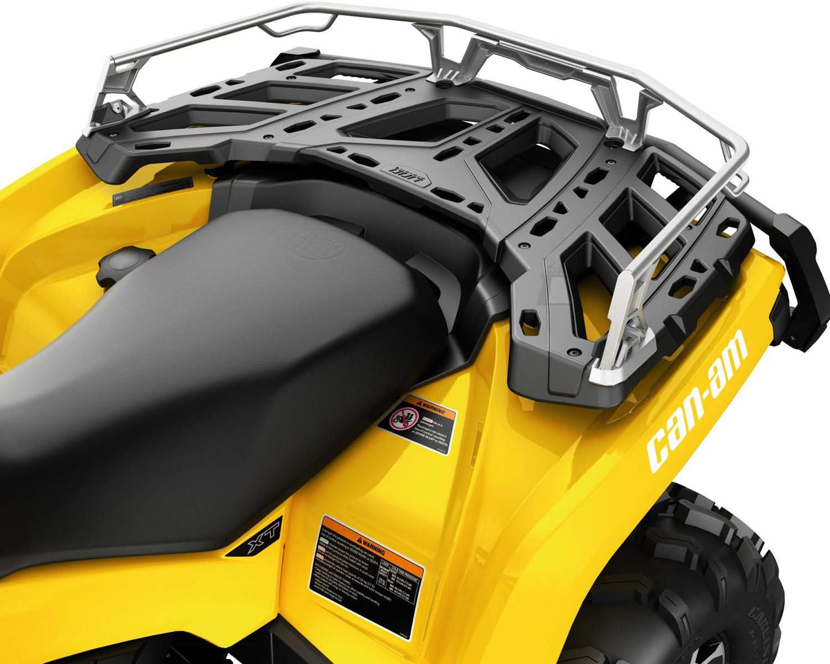 Black ATV Front and Rear Rack Extension H5380