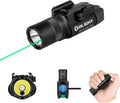 1350 Lumens Rechargeable Tactical Flashlight with Green Beam and White LED C608372