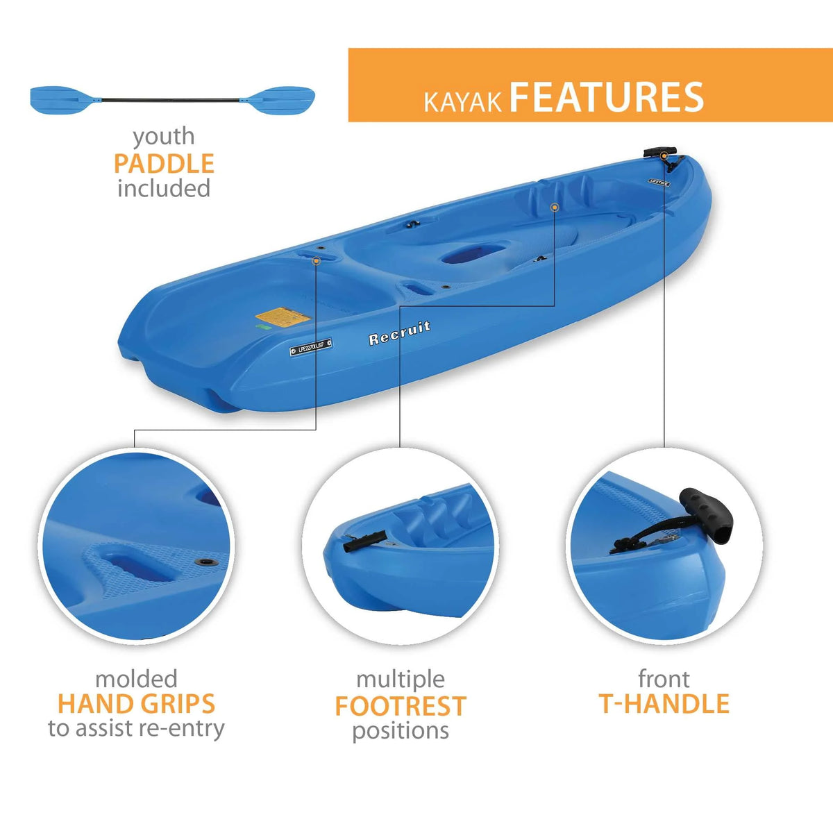Youth Kayak - Dragonfly Blue O733672