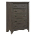 5 Drawer Farmhouse Wood Chest T5717