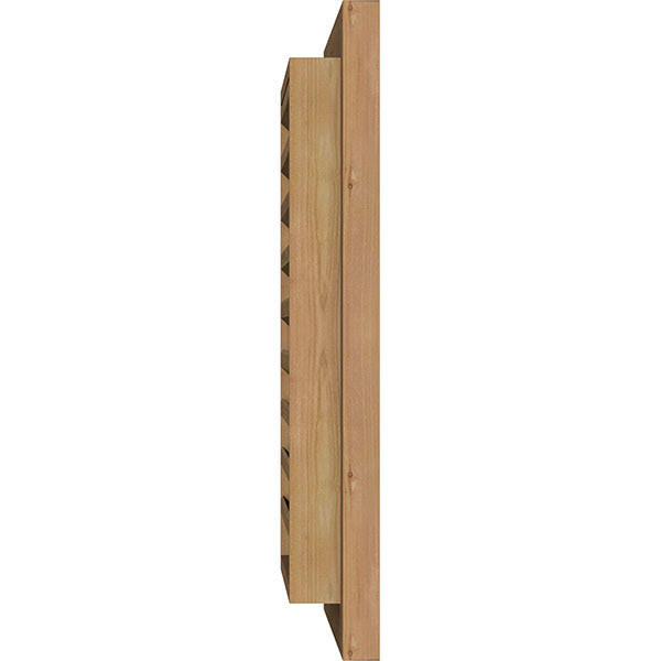 Unfinished Functional Vertical Gable Vent V16357