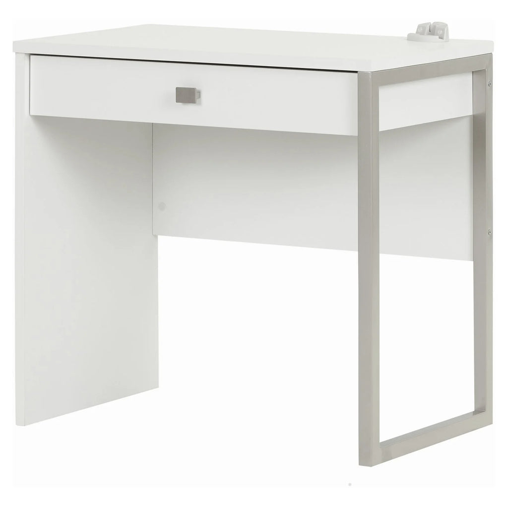 Contemporary White Desk F5920