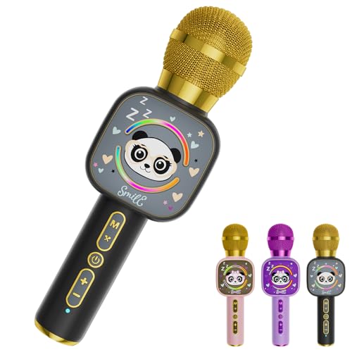 Bluetooth Karaoke Microphone Toy with LED Lights C64392