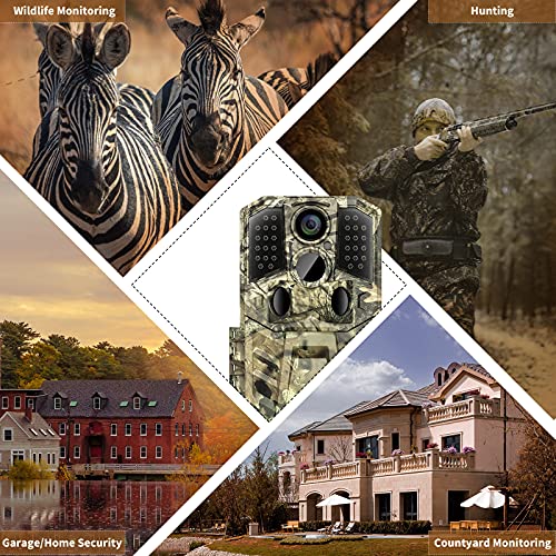36MP Trail Camera with Night Vision Motion Activated Waterproof M6454