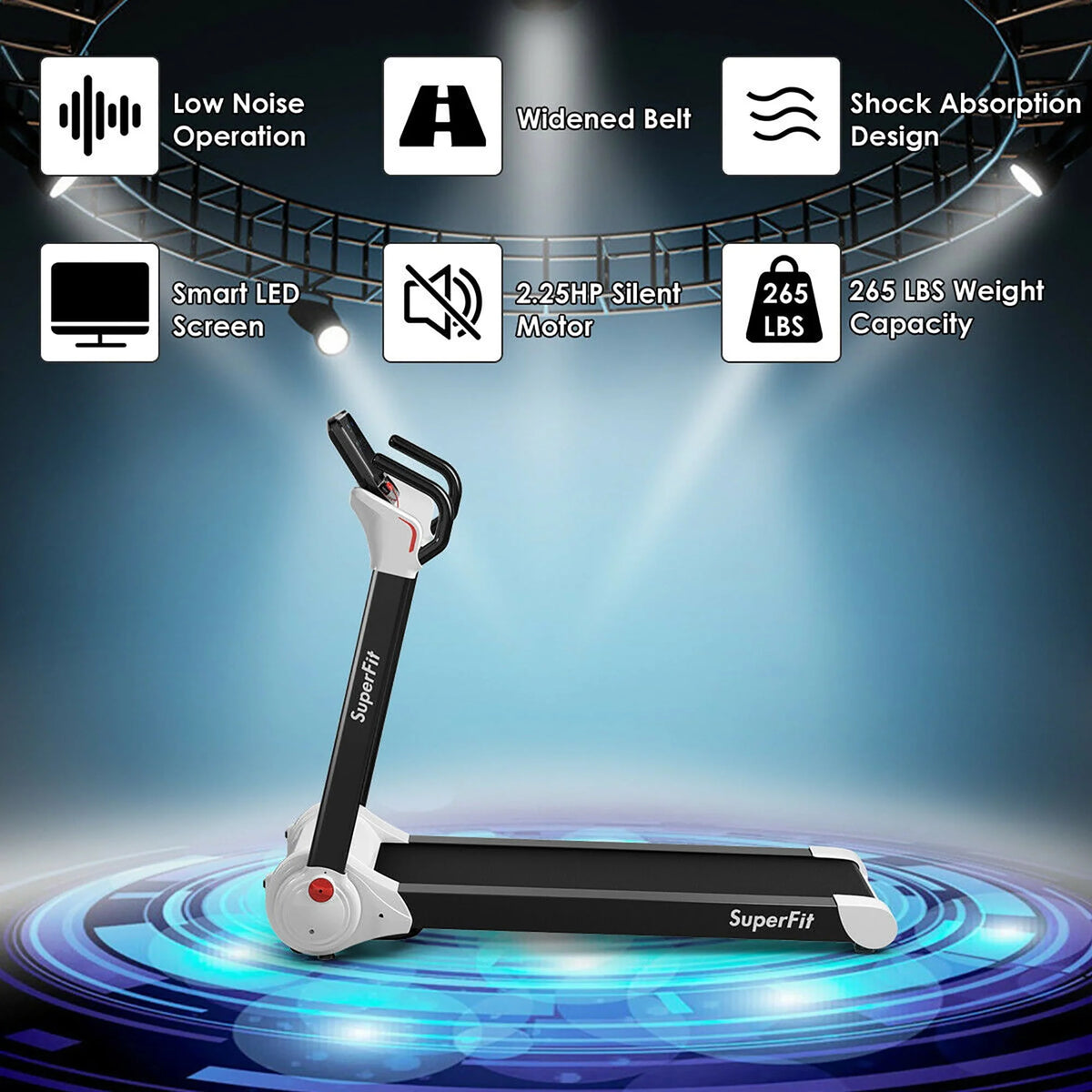 2.25HP Folding Electric Treadmill G3552