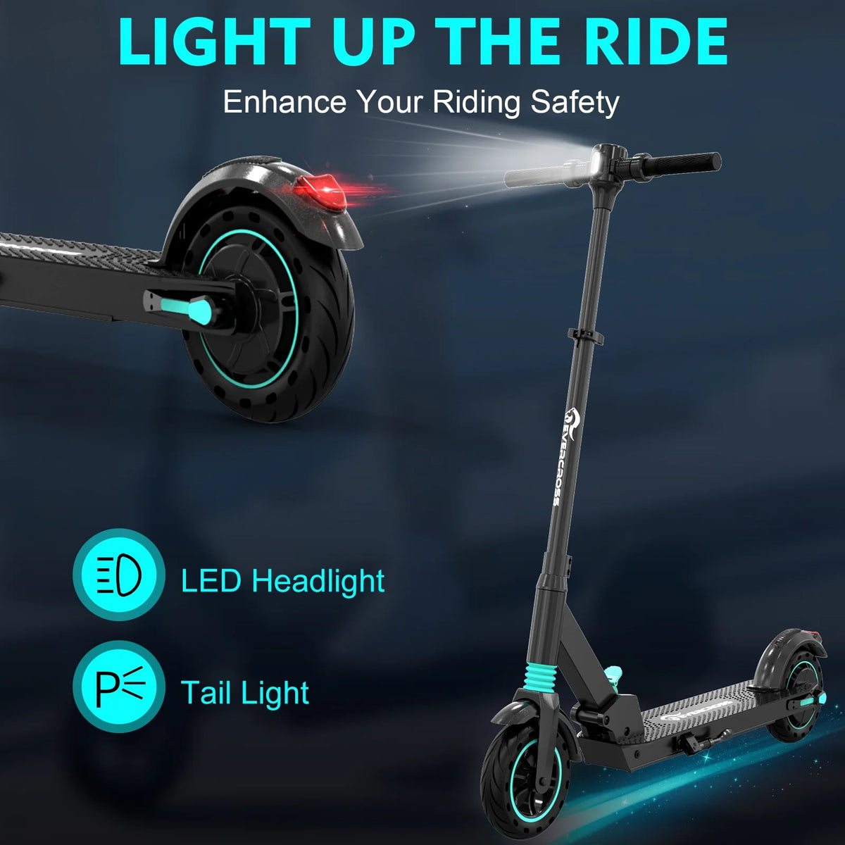 Electric Scooter 350W Motor 15 MPH Foldable Z993629