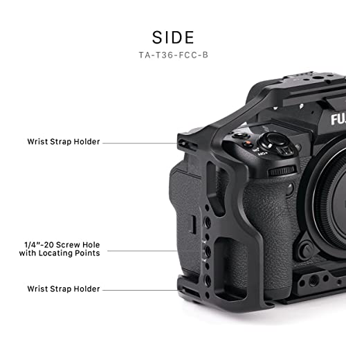 Camera Cage with NATO Rail, Rosette, Cold Shoe, and 1/4"-20 Threads T663